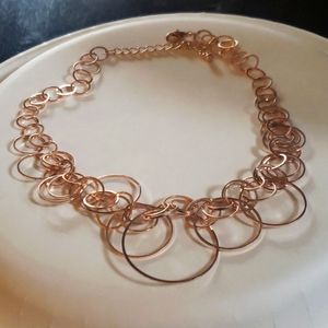 Pretty rose colored necklace